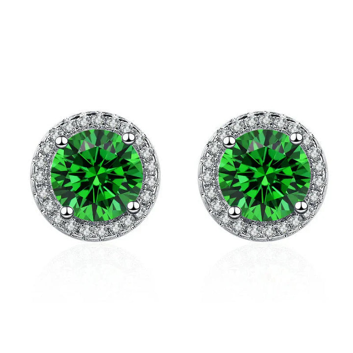 Pendientes Lucia Oro y Esmeralda