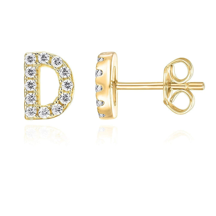 Pendientes de Oro con Inicial