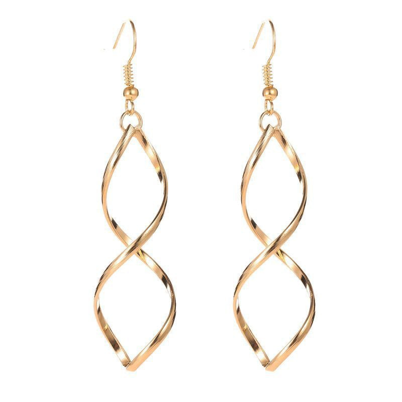 Pendientes Espiral Dorada | Oro