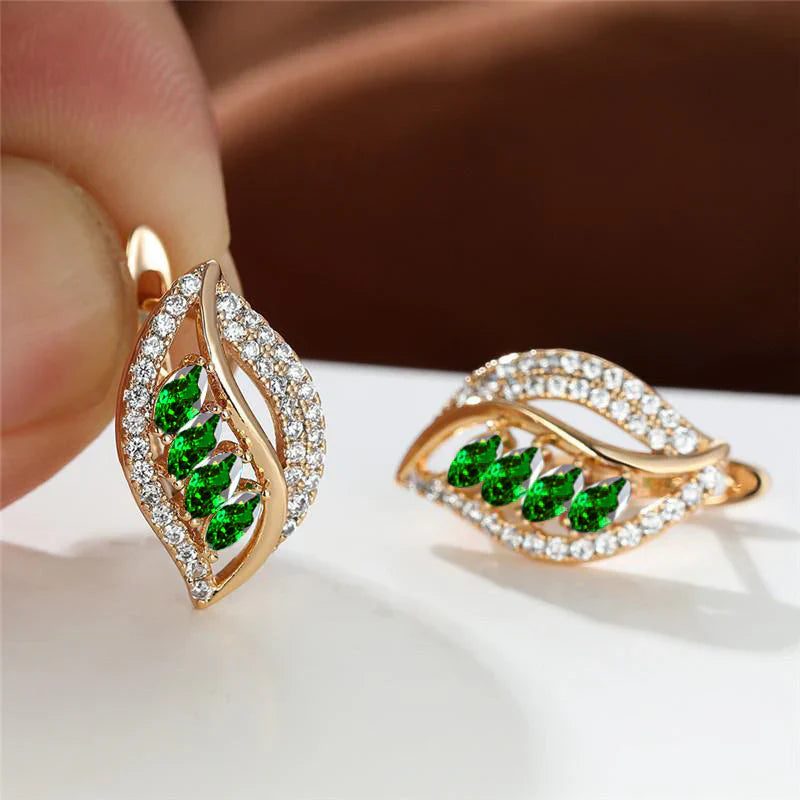 Pendientes Esmeralda Brisa
