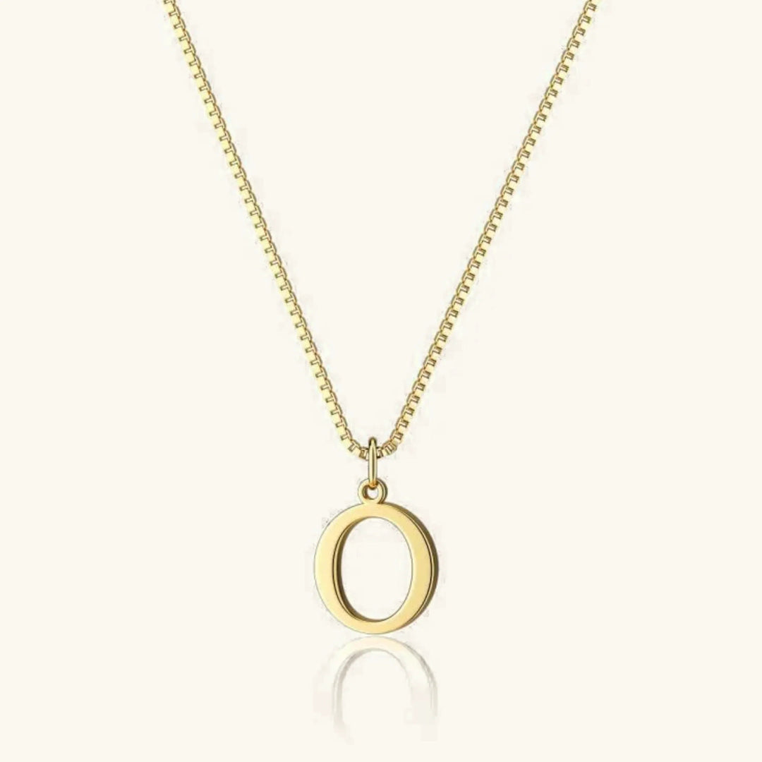 Collar de Oro con Letra Inicial