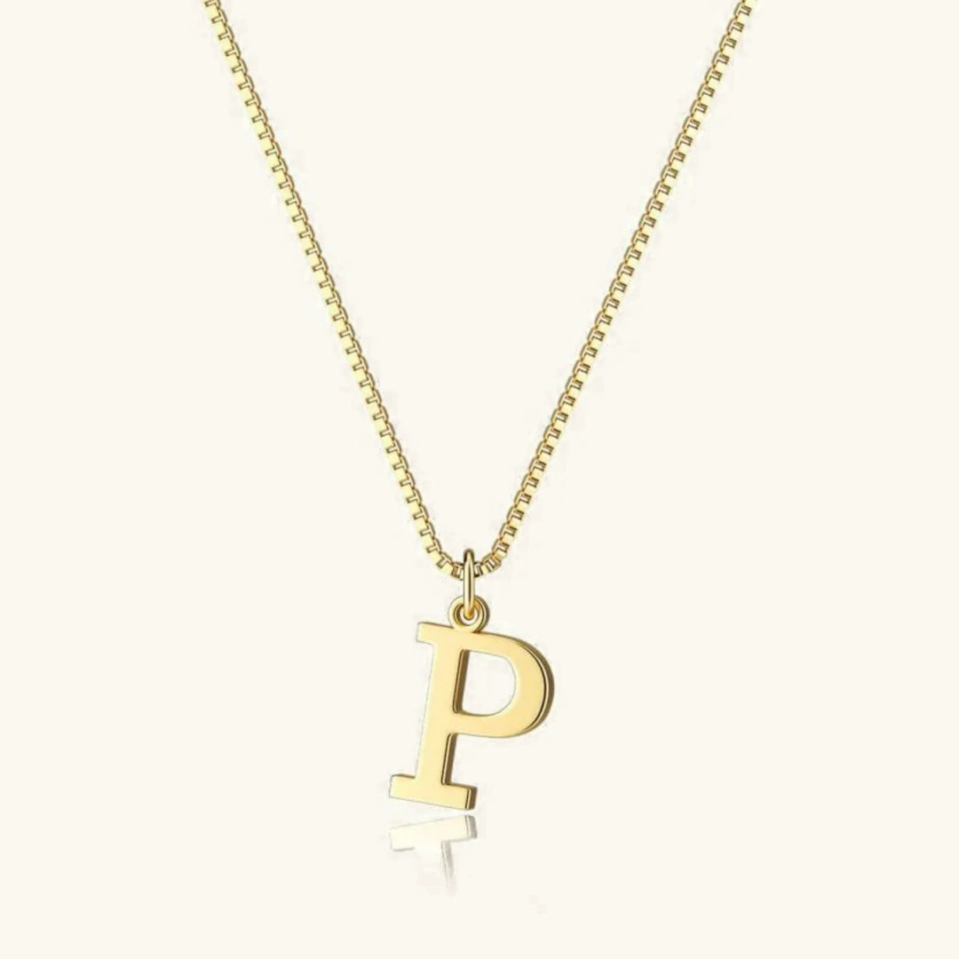 Collar de Oro con Letra Inicial