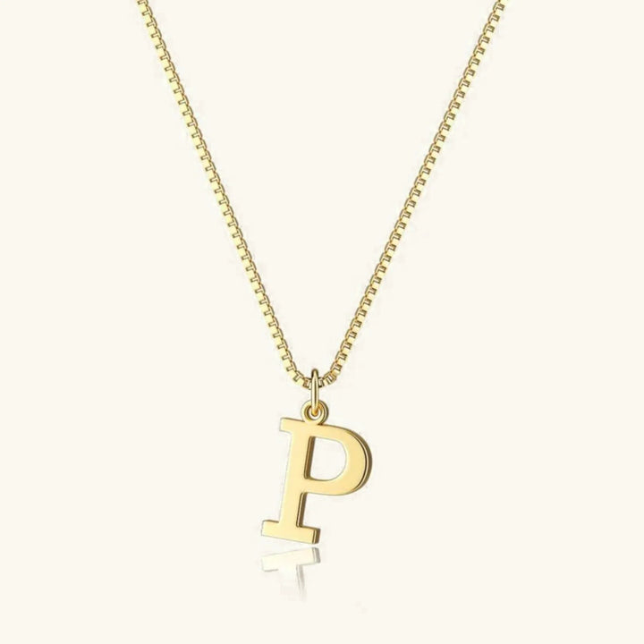 Collar de Oro con Letra Inicial