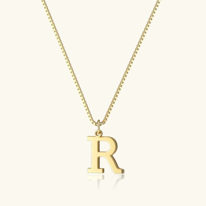 Collar de Oro con Letra Inicial