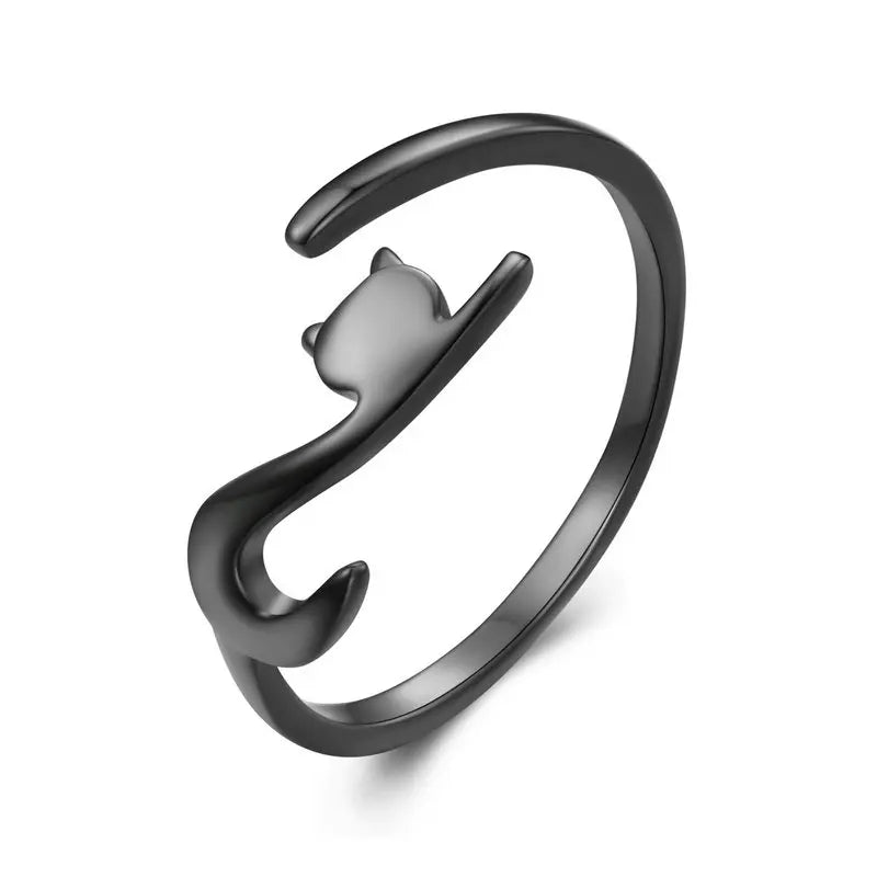 Anillo Con Gato Adorable