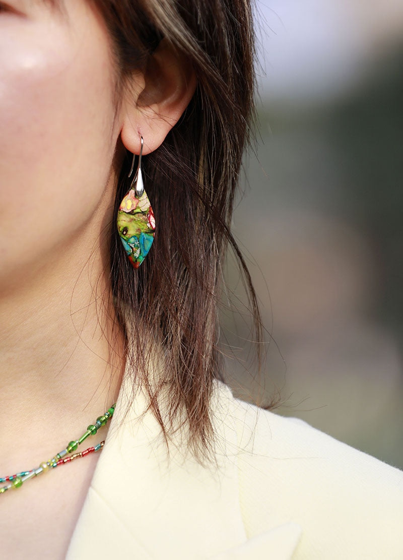 Pendientes Imperial Jasper Genesis