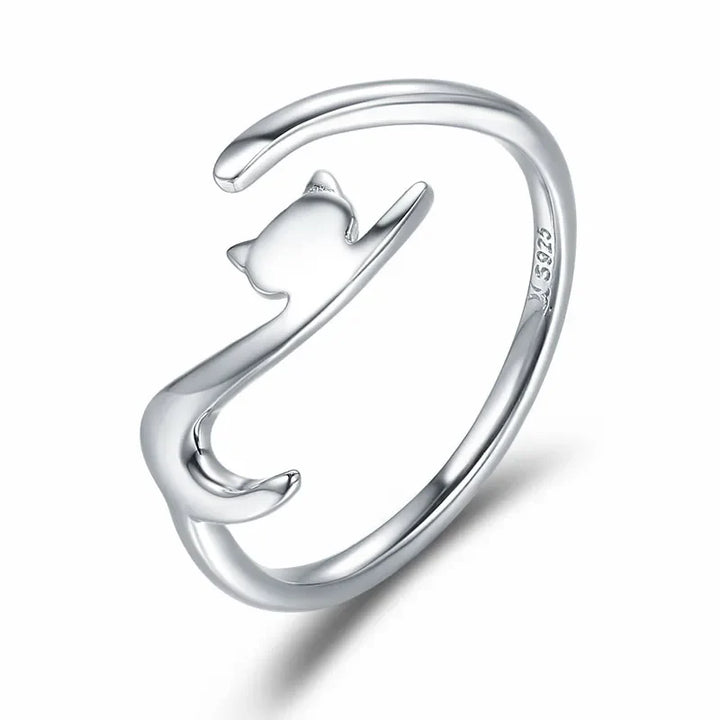 Anillo Con Gato Adorable