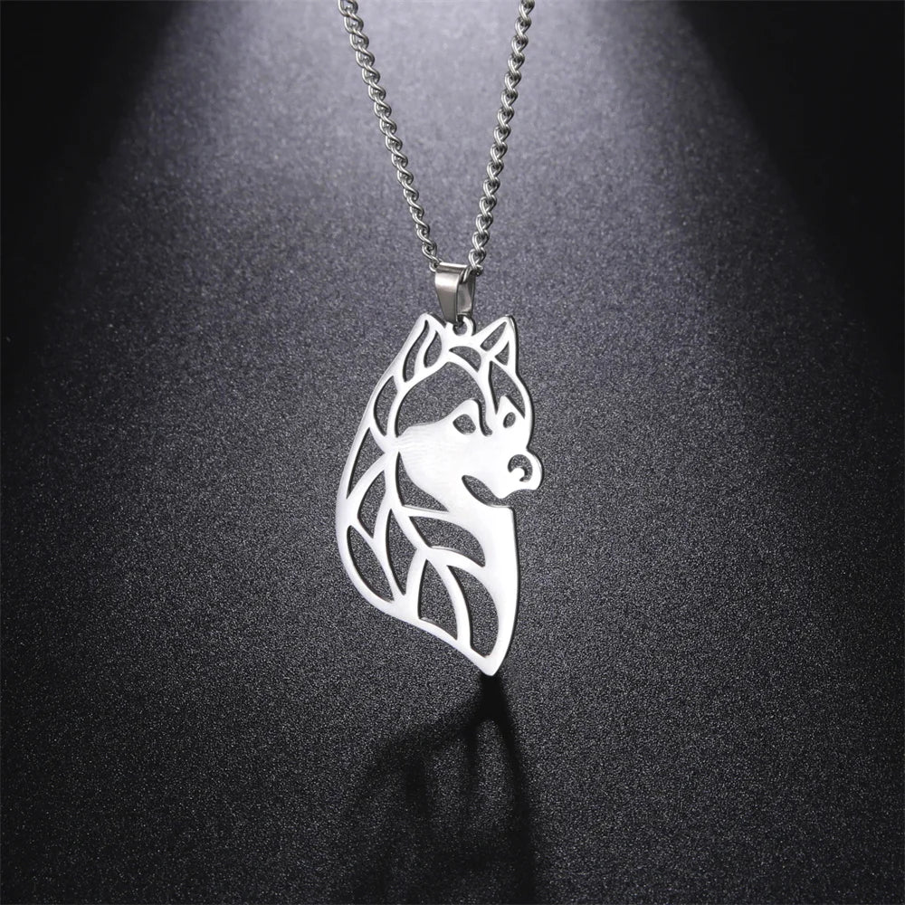 Collar Husky en Plata y Oro