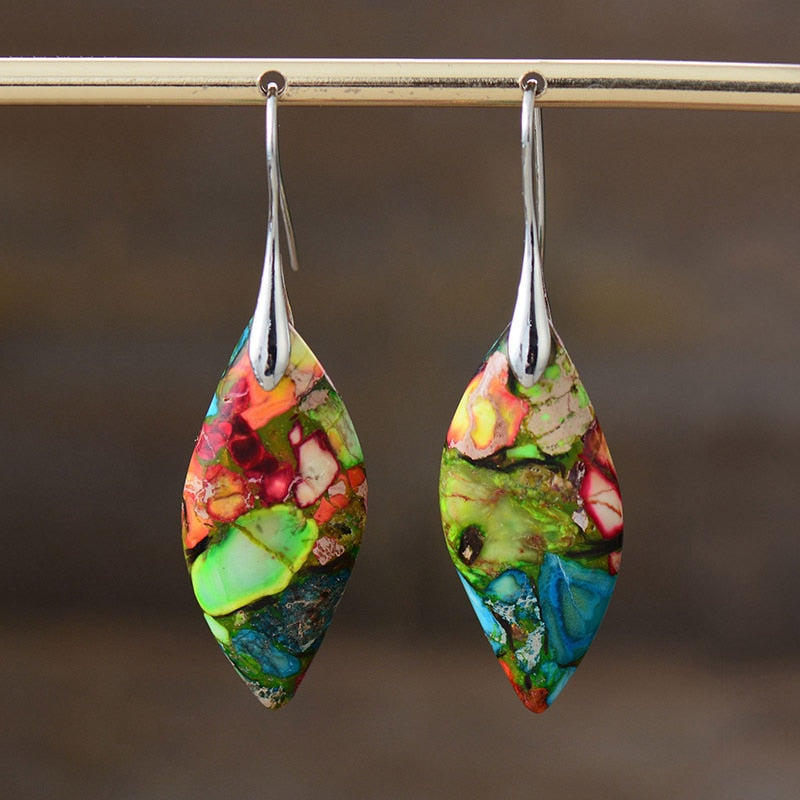 Pendientes Imperial Jasper Genesis