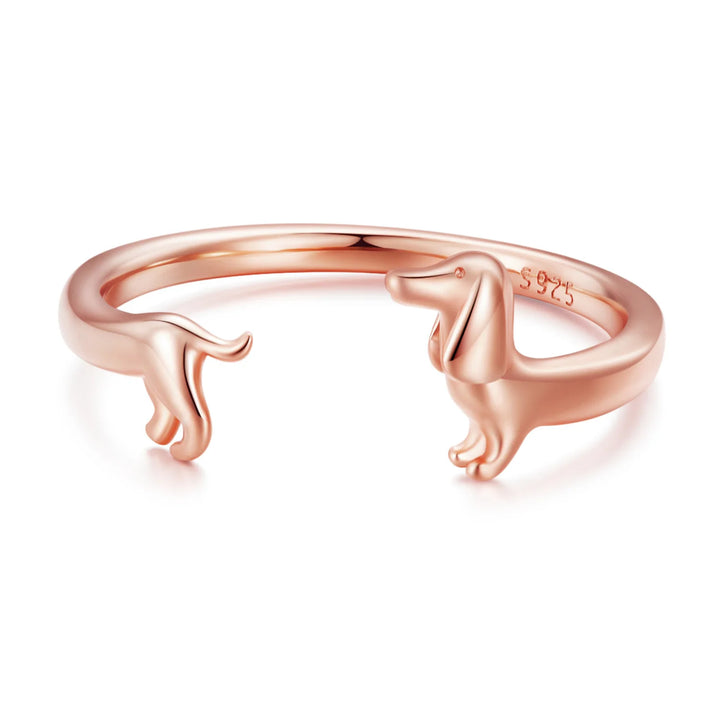 Anillo Perrito Salchicha (Ajustable)