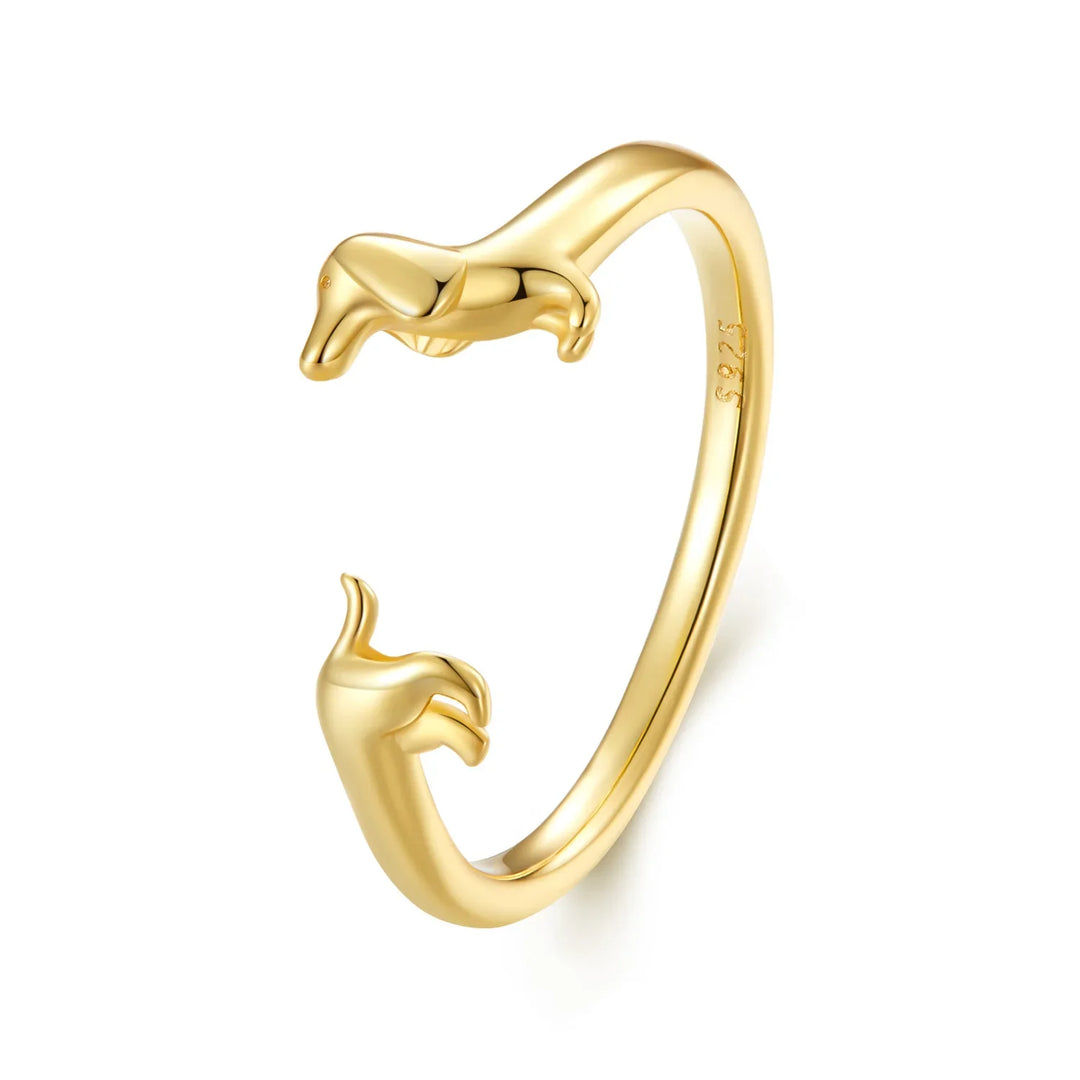 Anillo Perro Salchicha (Ajustable)