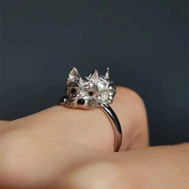 Anillo Ajustable para Perros con Estilo Retro