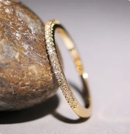 Anillo Maria con Cristales