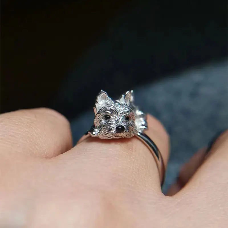 Anillo Ajustable para Perros con Estilo Retro