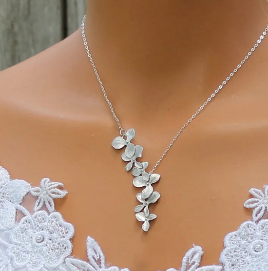 Collar y pendientes Pétalas de Plata