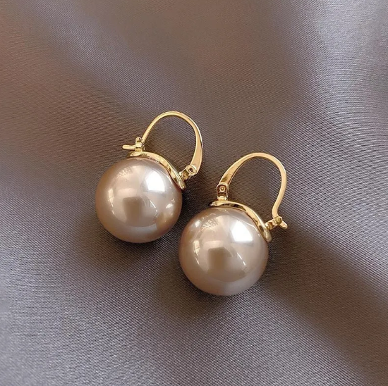 Pendientes de red franceses en plata
