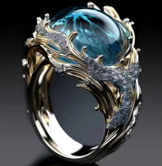 Anillo de Diamante en Resina