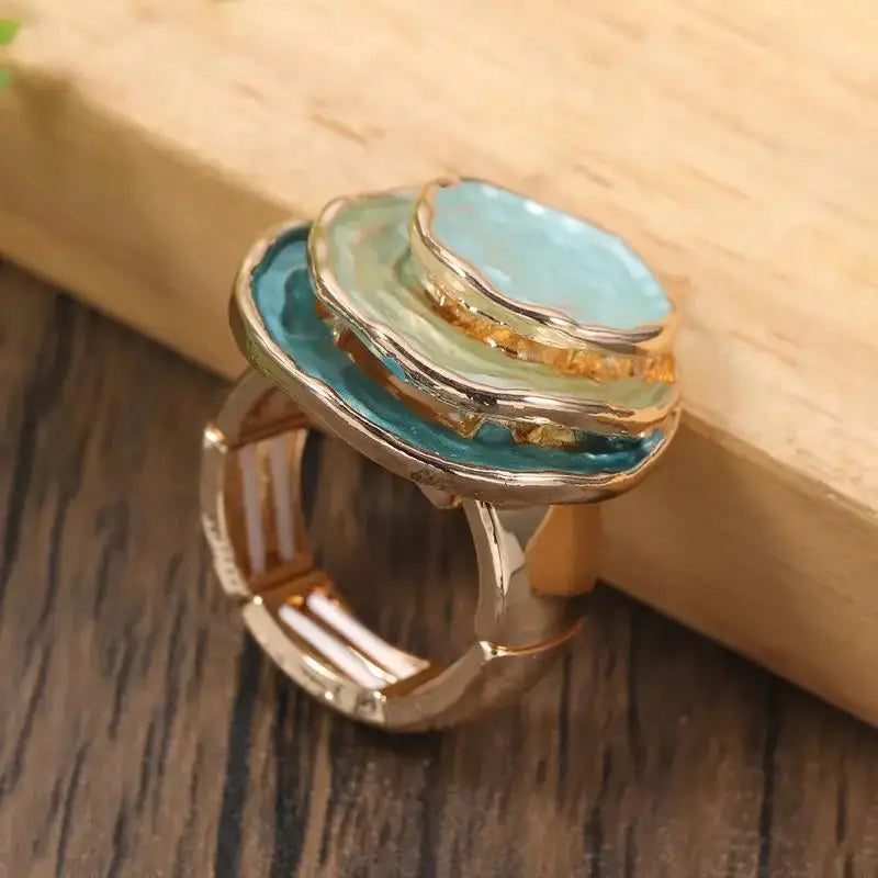 Anillo vintage de 3 capas