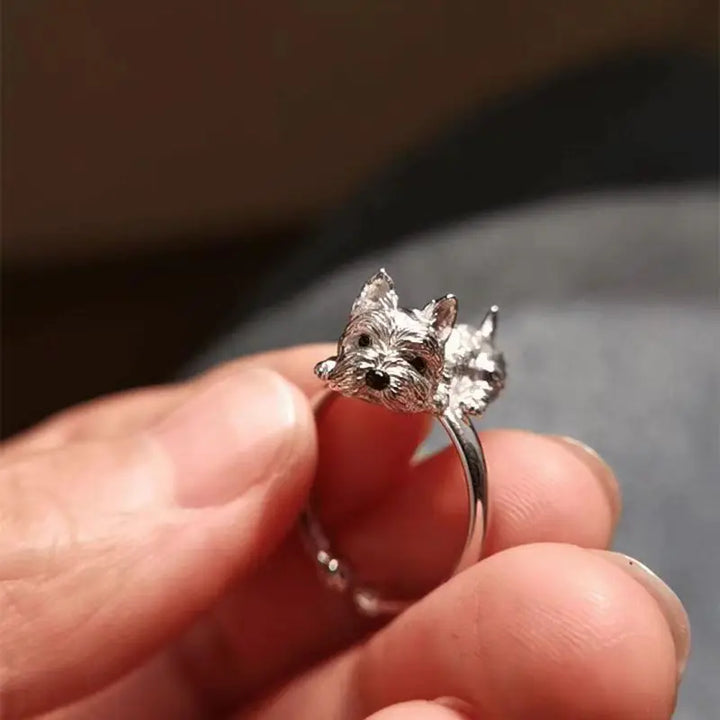 Anillo Ajustable para Perros con Estilo Retro