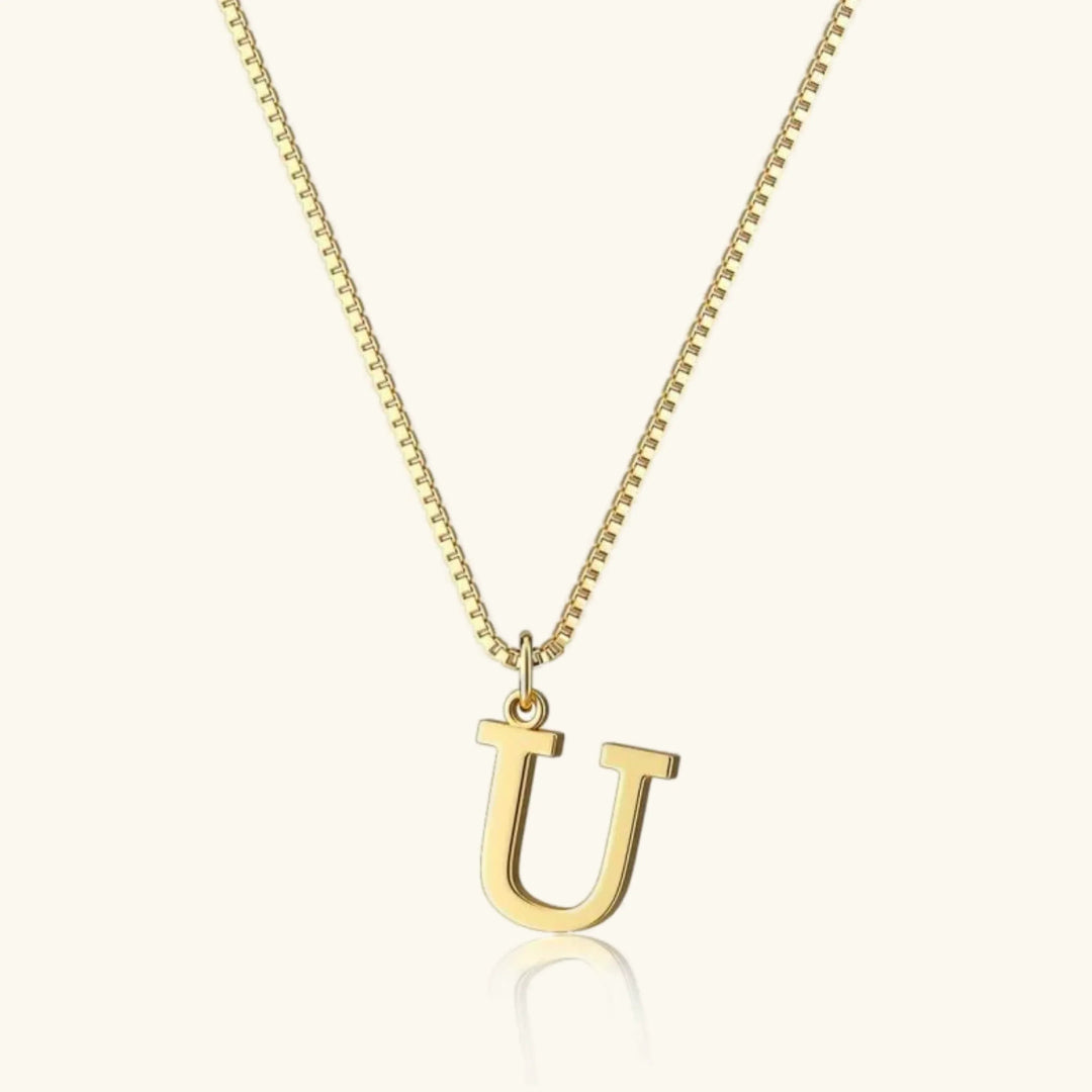 Collar de Oro con Letra Inicial