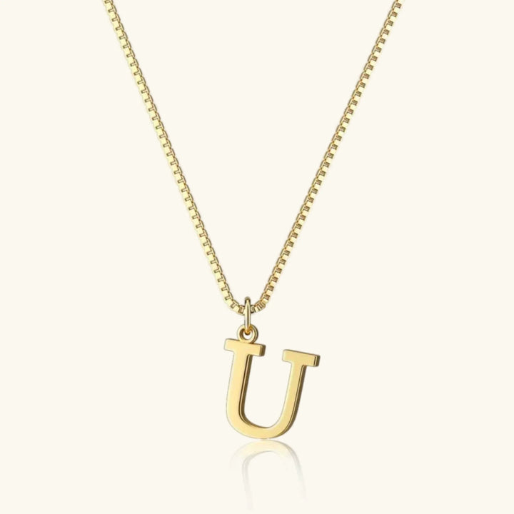 Collar de Oro con Letra Inicial