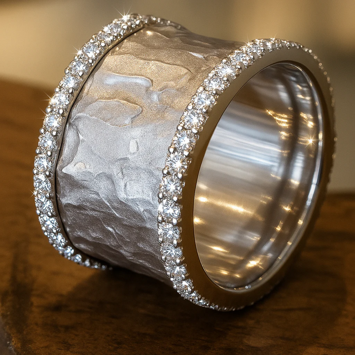 Anillo Vintage en Plata con Circonita