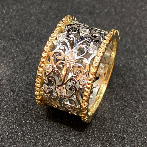 Anillo Vintage con Circonita Ivy