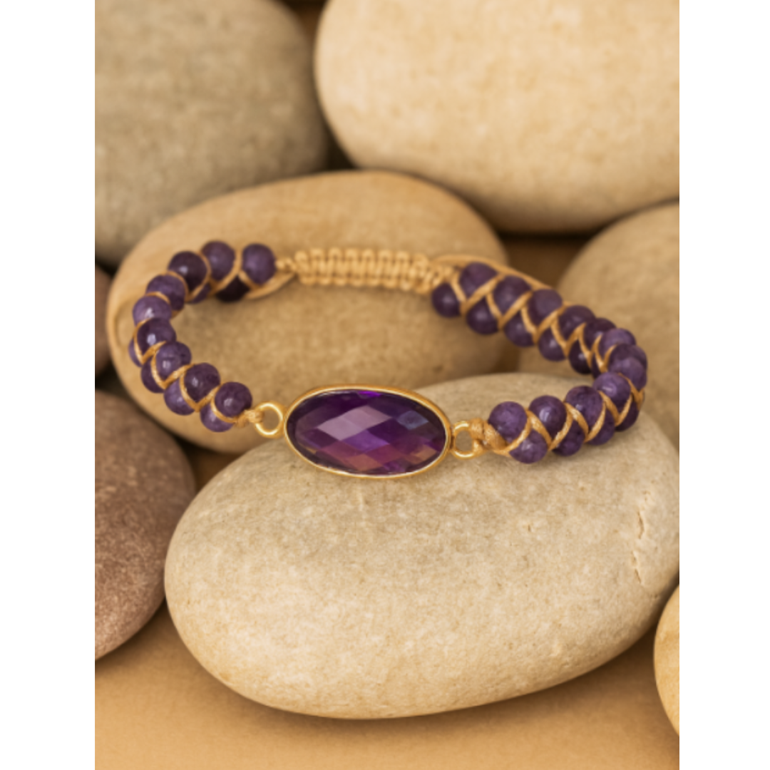 Pulsera elegante de amatista
