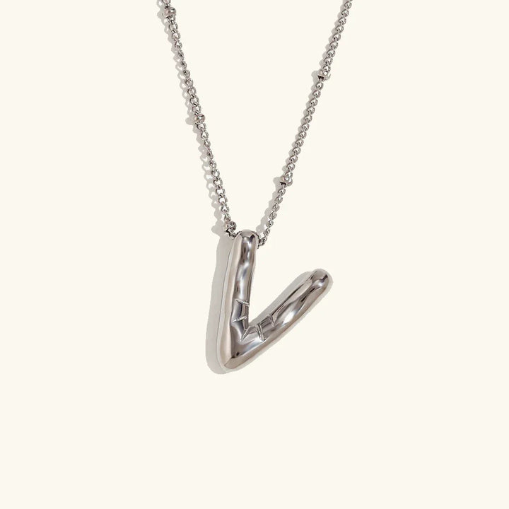 Collar de Oro con Inicial Balloon