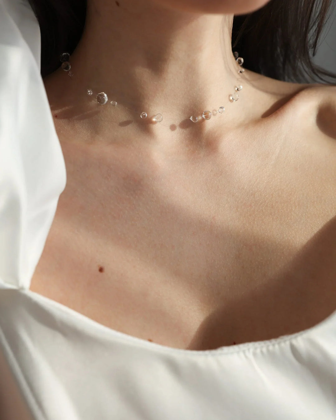 Conjunto de Collar Gota de Agua