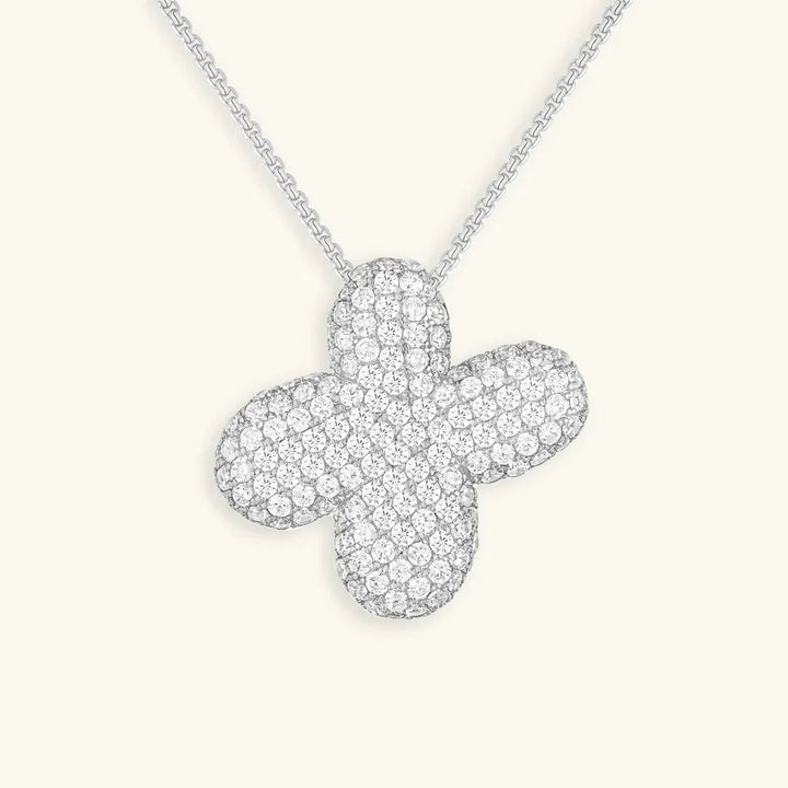Collar de Diamantes con Inicial en Burbuja