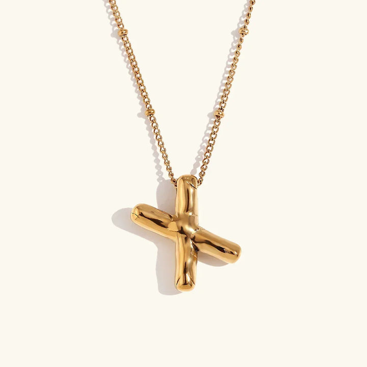 Collar de Oro con Inicial Balloon