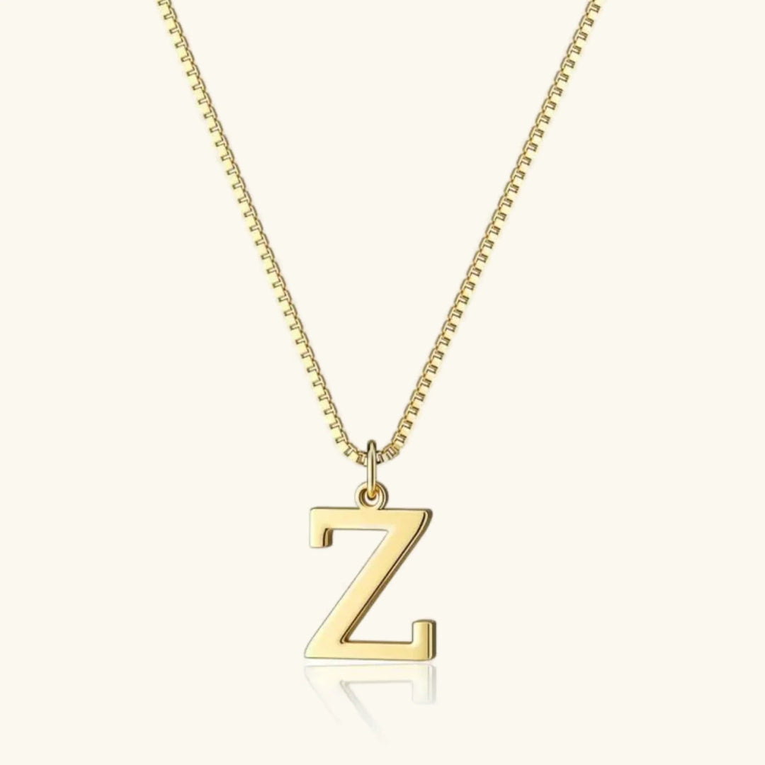 Collar de Oro con Letra Inicial