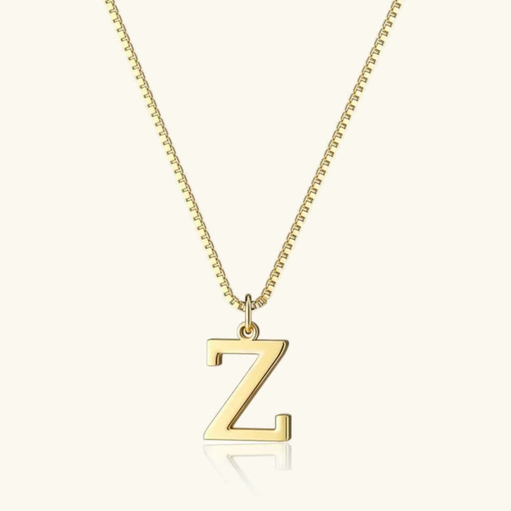 Collar de Oro con Letra Inicial