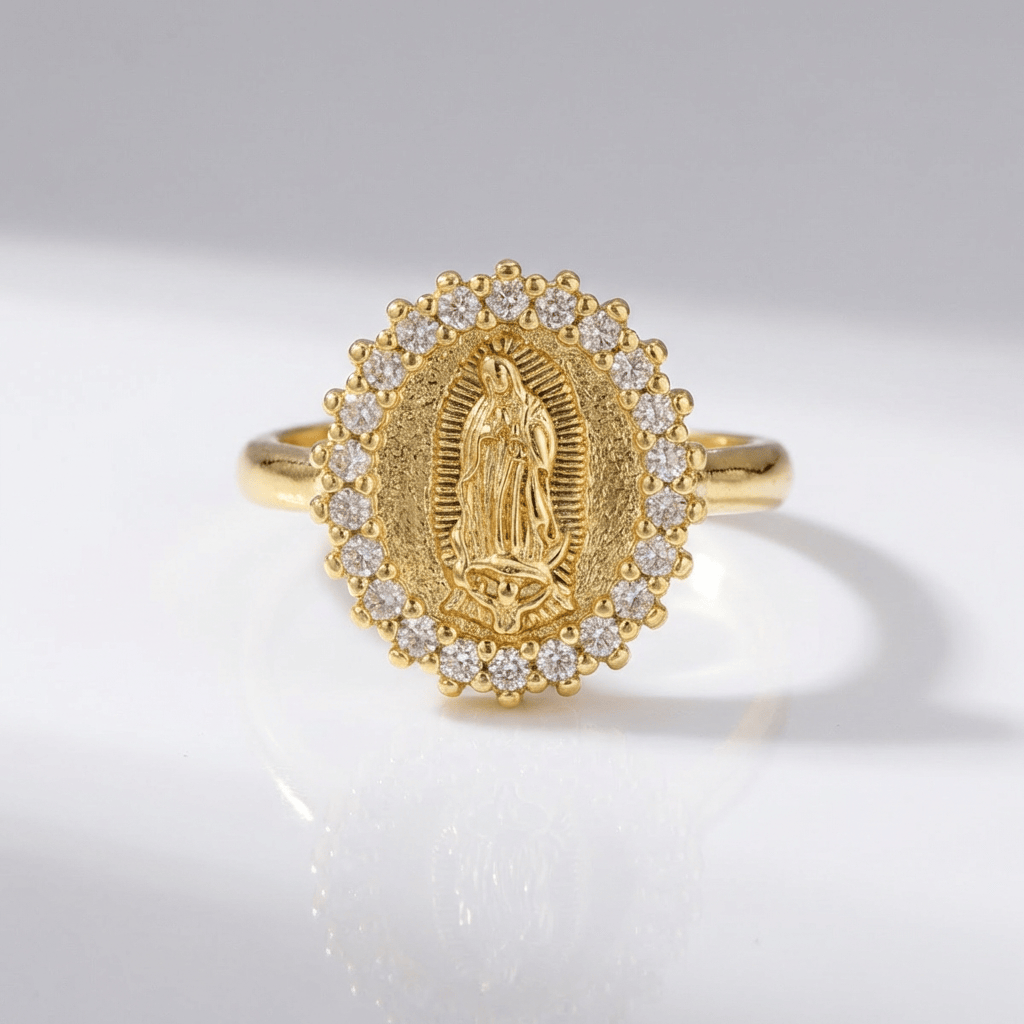 ANILLO TRINITY DE FE EN PLATA - (AJUSTABLE)