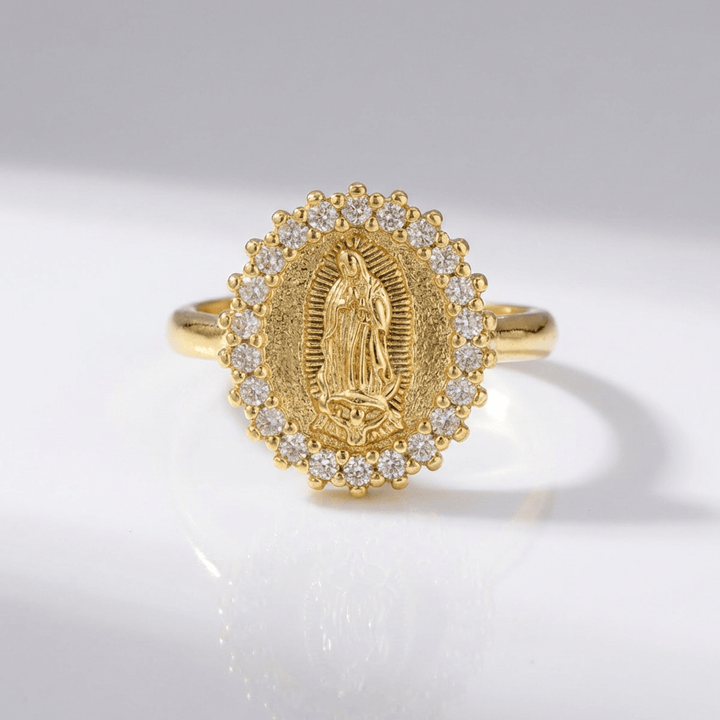 ANILLO TRINITY DE FE EN PLATA - (AJUSTABLE)
