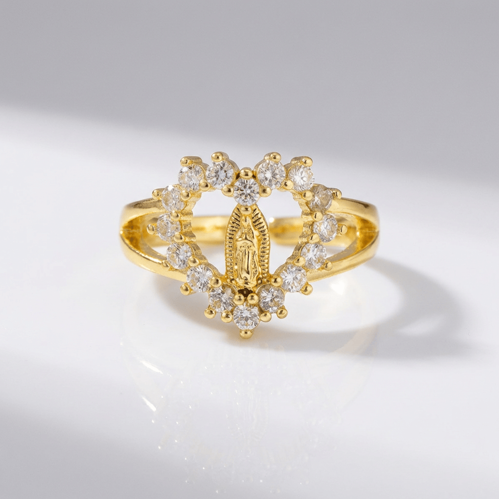 ANILLO TRINITY DE FE EN PLATA - (AJUSTABLE)