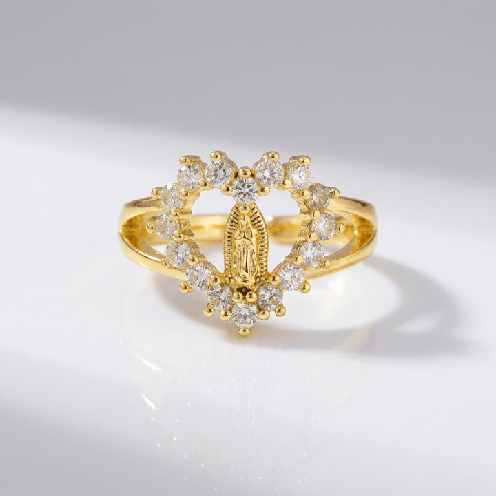 ANILLO TRINITY DE FE EN PLATA - (AJUSTABLE)