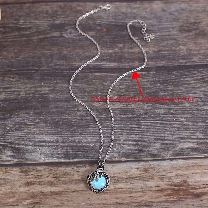 Collar María con piedra de luna