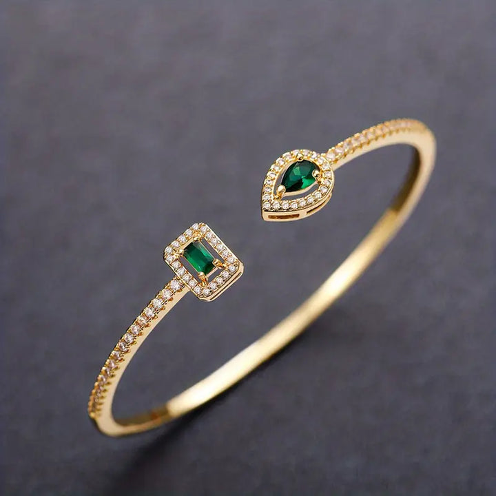 Pulsera Esmeralda Brillante