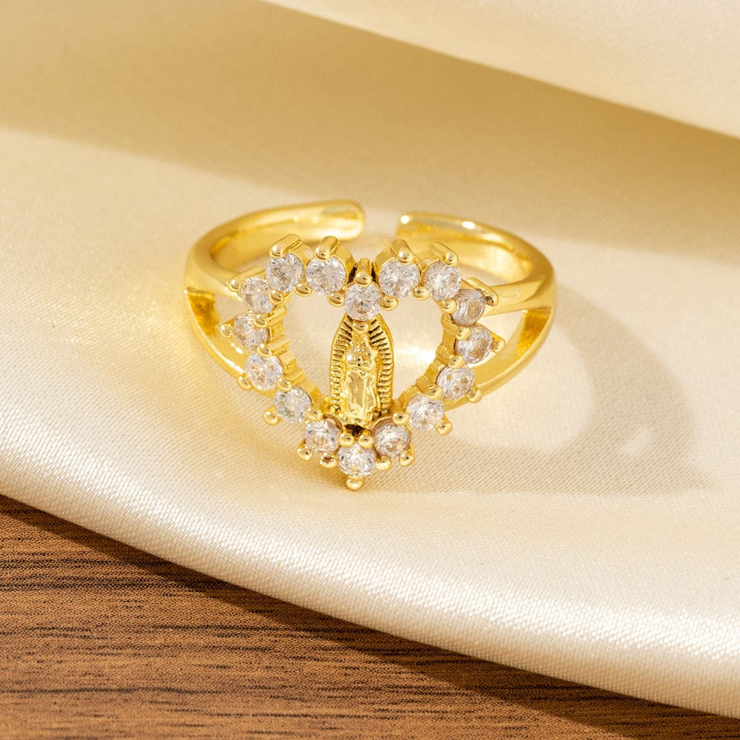 ANILLO TRINITY DE FE EN PLATA - (AJUSTABLE)