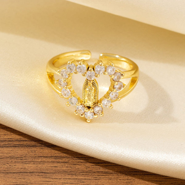ANILLO TRINITY DE FE EN PLATA - (AJUSTABLE)