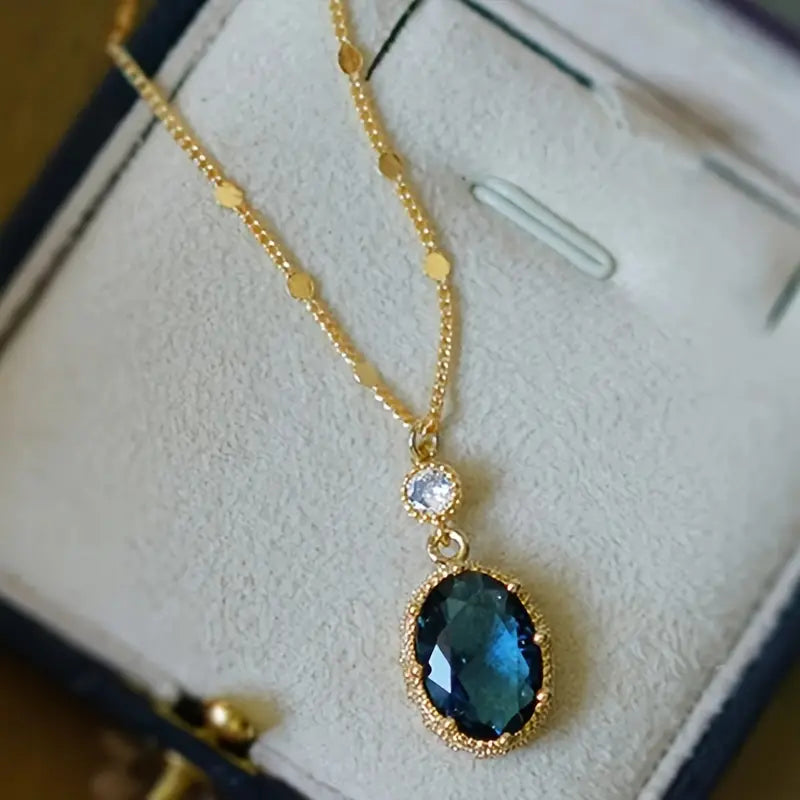 Collar de Oro Brillo Lunar