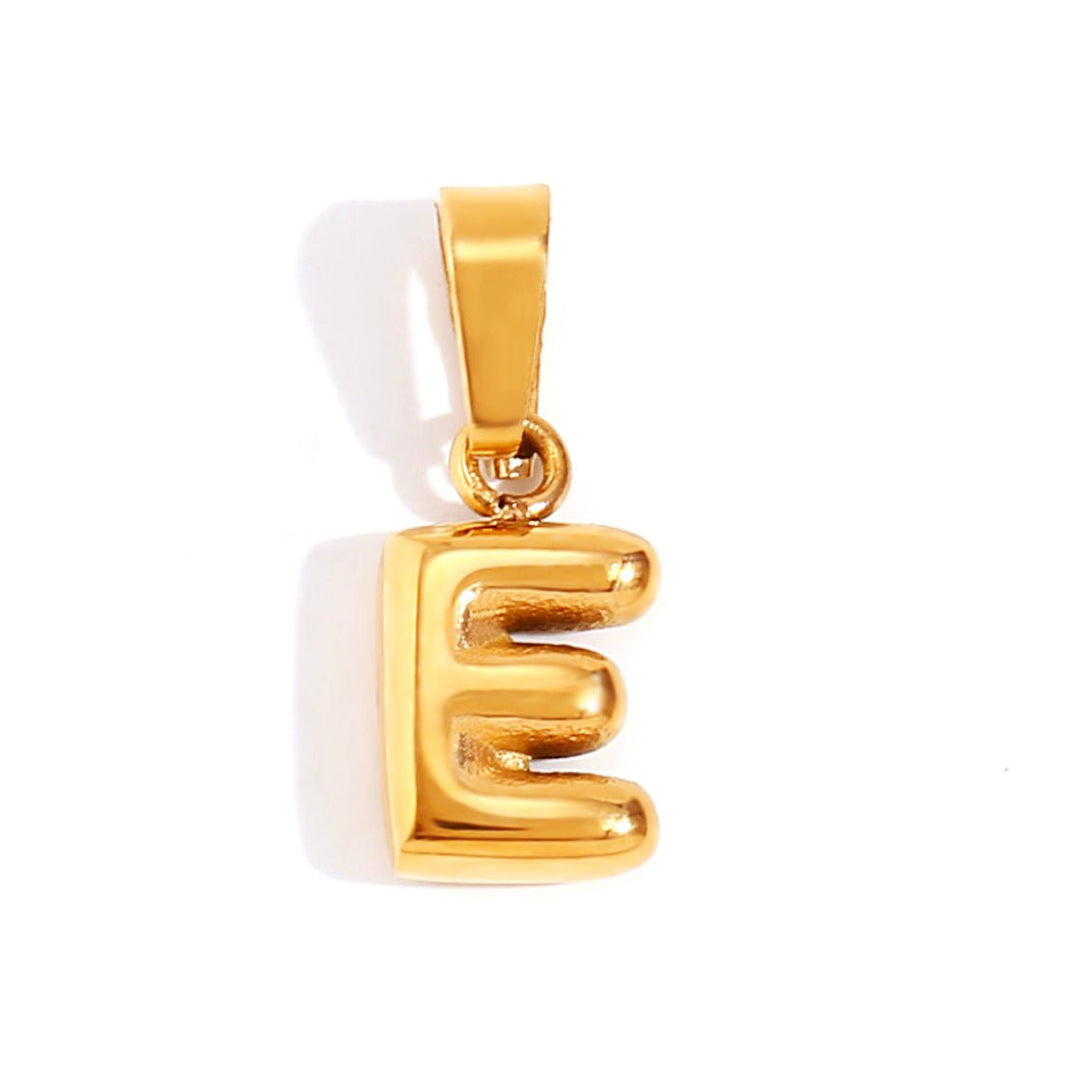 Collar Chic con Letra Burbuja