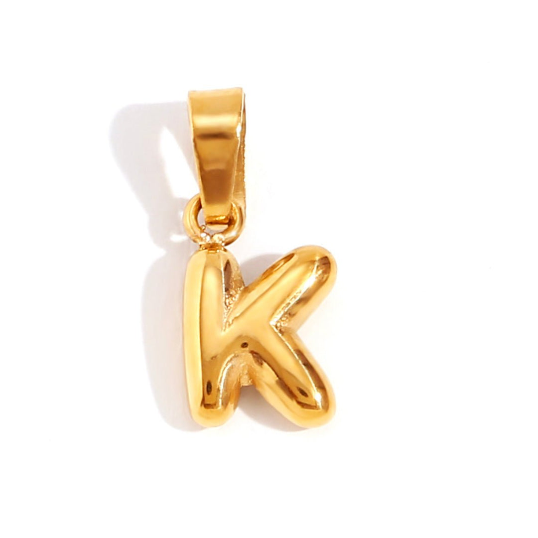Collar Chic con Letra Burbuja