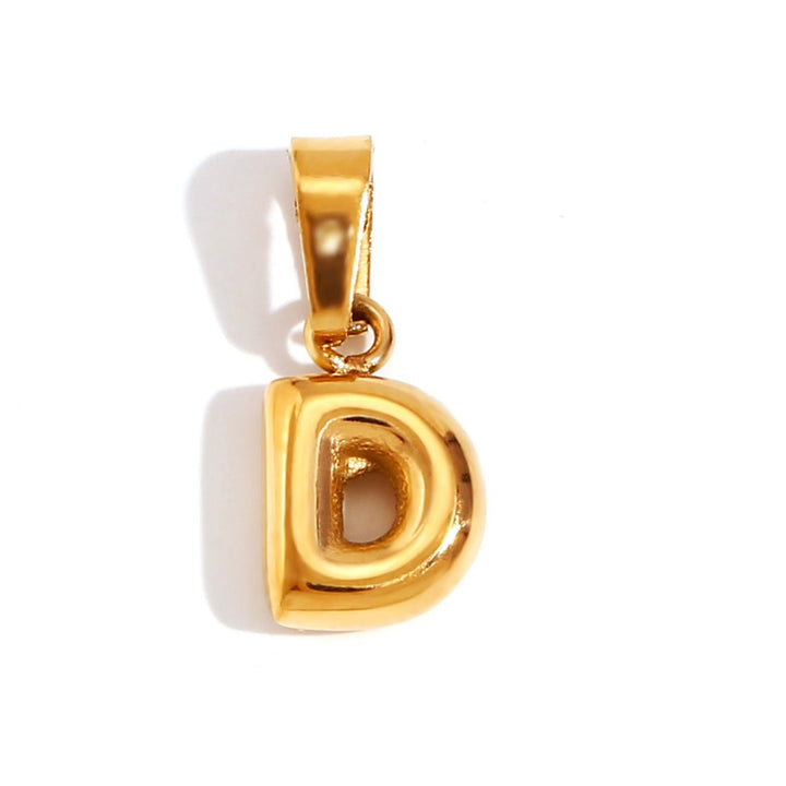 Collar Chic con Letra Burbuja