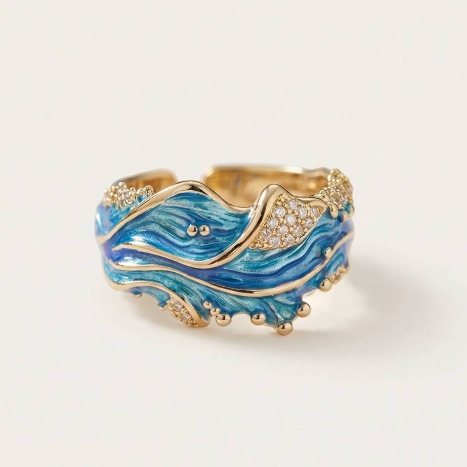 Miralys | Anillo ondulado antiguo