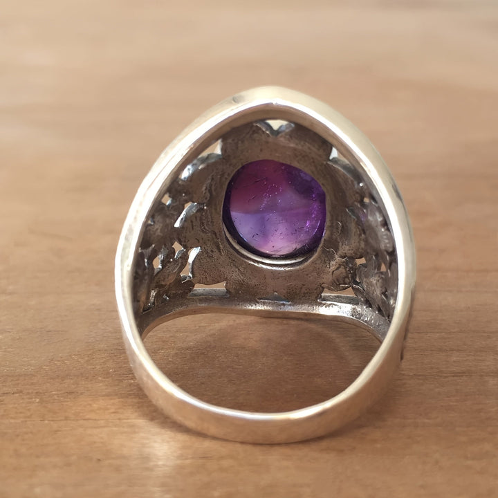 Anillo Haida Amatista
