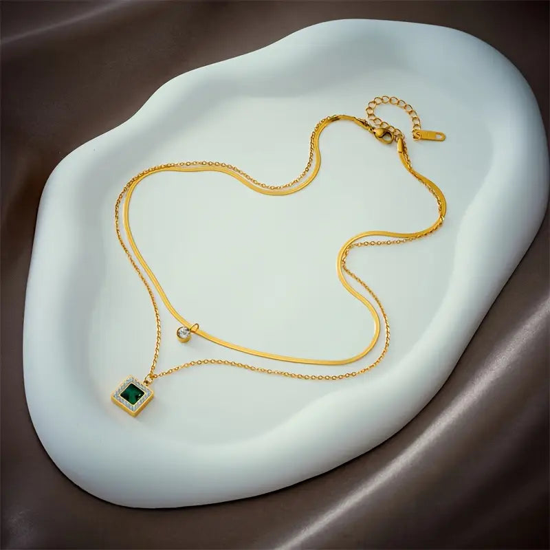 Collar Esmeralda Tirena