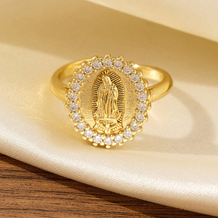 ANILLO TRINITY DE FE EN PLATA - (AJUSTABLE)